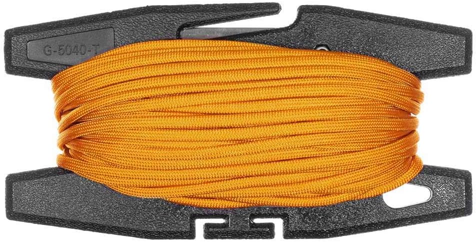 Paracord Spool Tool with 50 Feet of 550 7 Inner Strand Parachute Cord