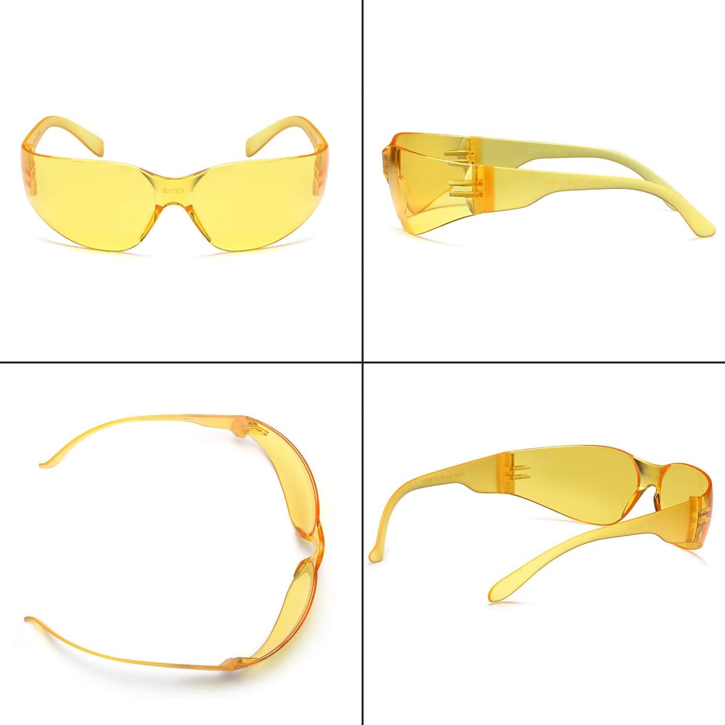 12 Pack Safety Glasses ANSI Z87+ Certified Protective Eyewear Goggles for Men and Women with UV Eye Protection