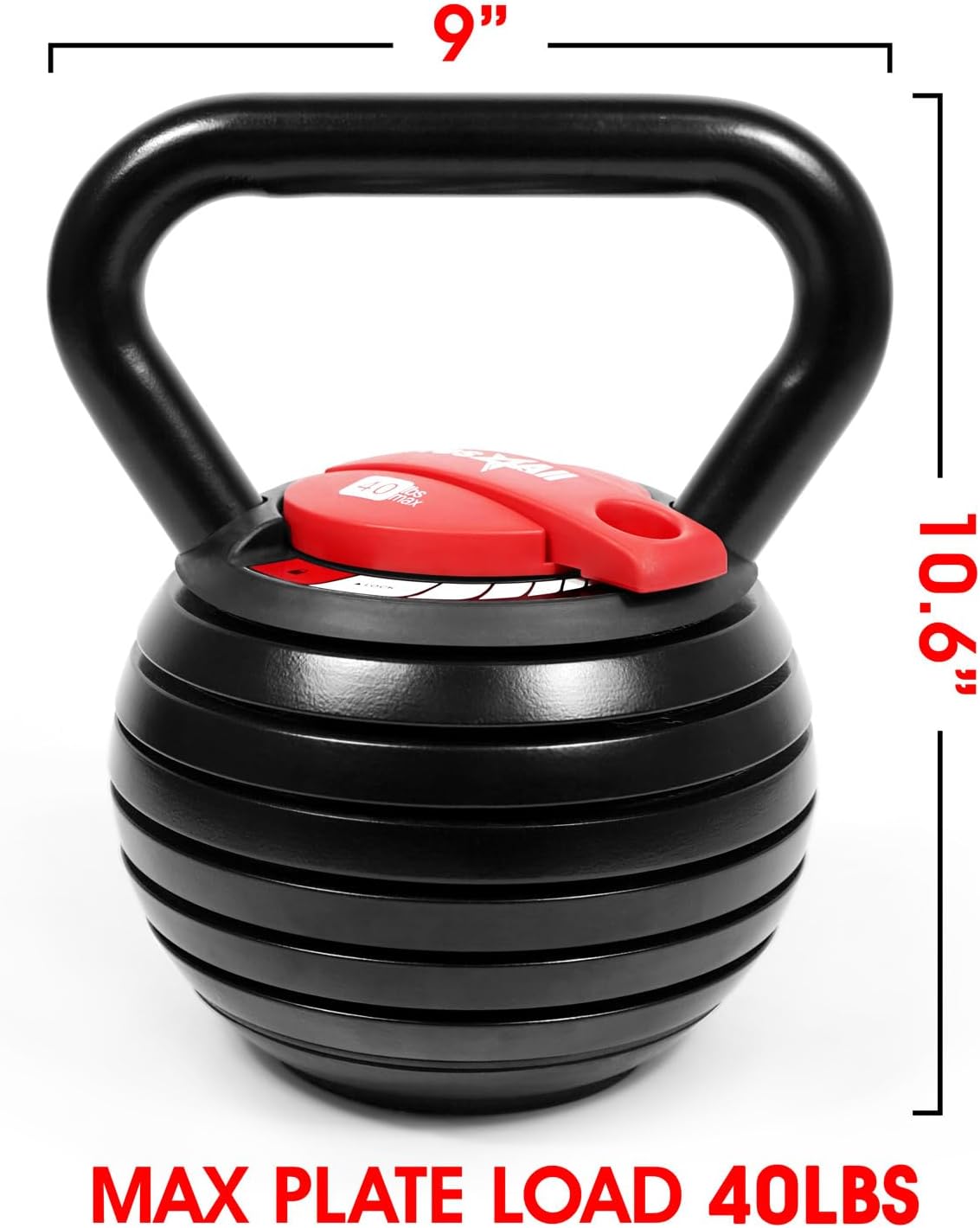 Yes4All Powder Coated Cast Iron Kettlebell Strength Training Kettlebells Weight Set for Full Body Workout, Home Gym