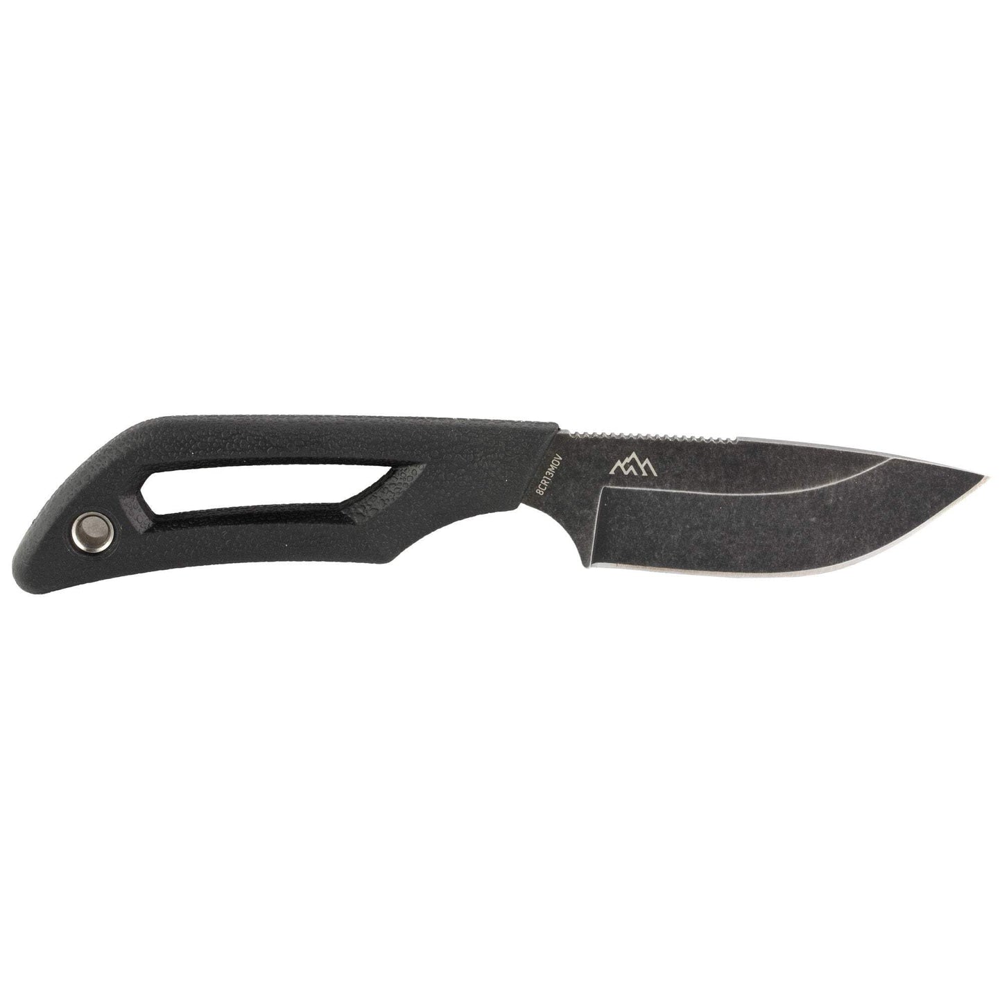 OUTDOOR EDGE | Pivot | Full Tang 2.5" Drop Point Fixed Blade Knife with Sheath | EDC Knife for Men with Rotating Clip for Vertical, Angled, or Horizontal Carry | Perfect Outdoor and Survival Knife