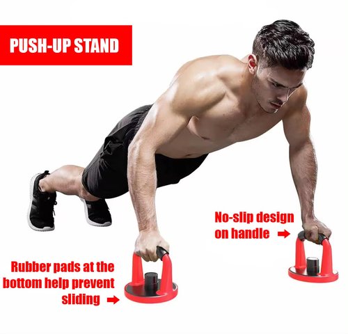 Emza Fitness Adjustable Dumbbells/Barbell/Kettlebell, 22lb/33lb/44lb/66lb/88lb, 10kg/15kg/20kg/30kg/40kg, Push-Up Stand, Home Gym Equipment for Men and Women (88, Pounds), Red/Black