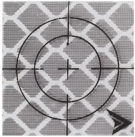 AdirPro N Style 50X50 MM Reflective Adhesive Target Sheets for Total Stations - Ideal for Back Sights, Check Shots, Elevation & Monitoring (Pack of 10)