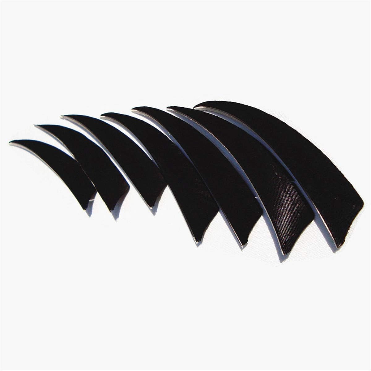 Letszhu Archery Arrows Feather Fletching 4 Inch Real Turkey Vanes for Hunting Target Shooting (25 Pack)