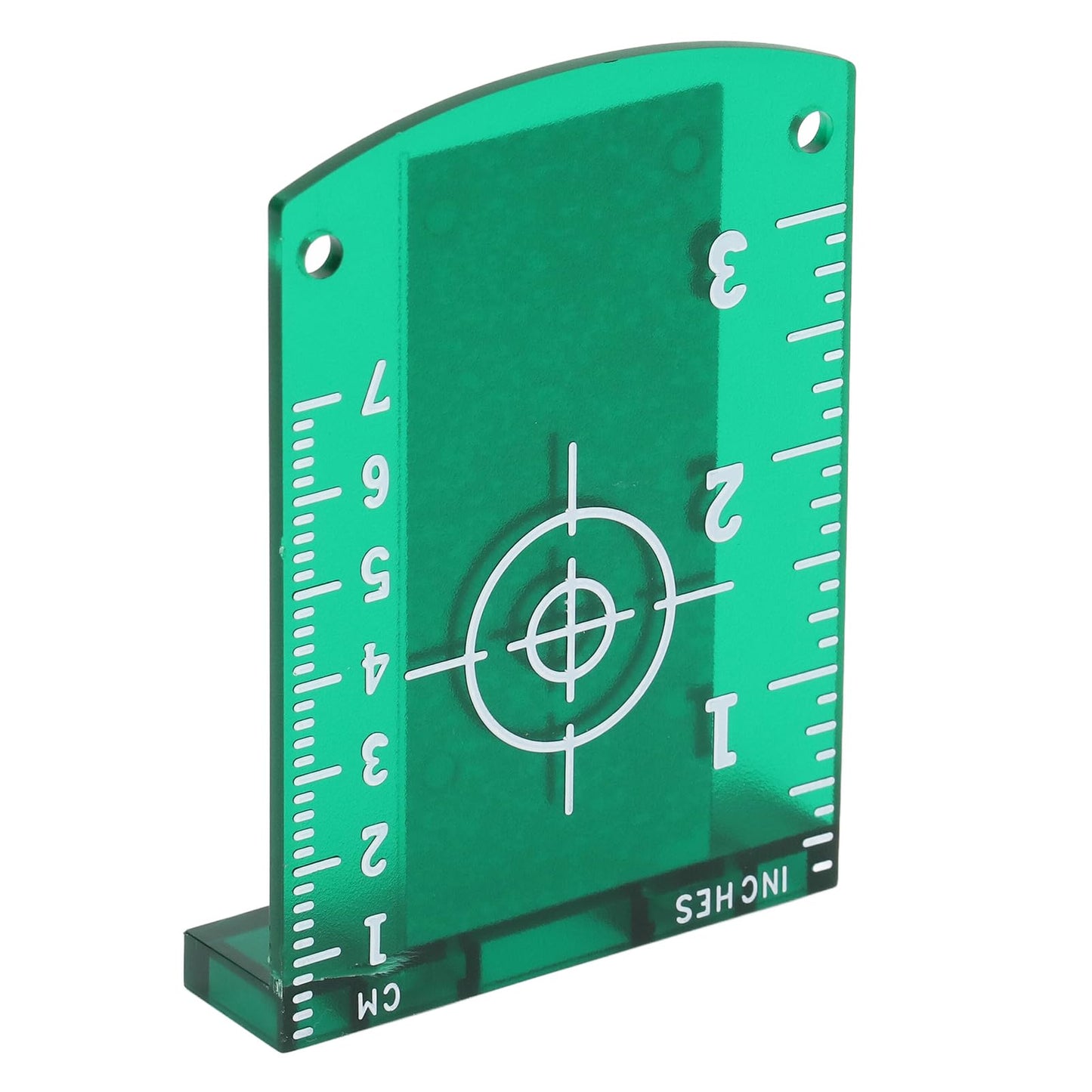 2PCS Target Card Plate Magnetic Floor Target Plate Card with Stand for Alignment Line Level, Crossing