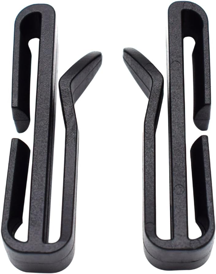 12pcs Webbing Ending Clip Adjust Keeper Buckle Connect Quick Slip Keeper for Molle Webbing Tactical Backpack Belt
