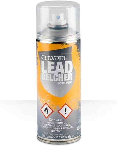 Leadbelcher Citadel Spray Paint - High-Quality Metallic Finish for Miniatures