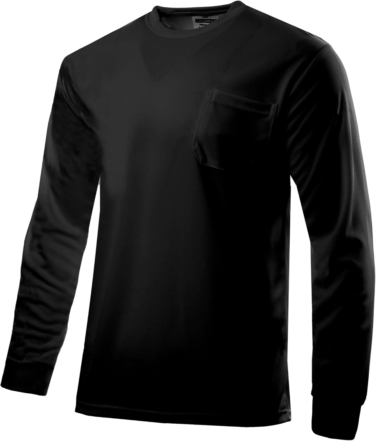 JORESTECH Safety Bright Visibility Long Sleeve Work T Shirt with Chest Pocket, Moisture Wicking Fabric