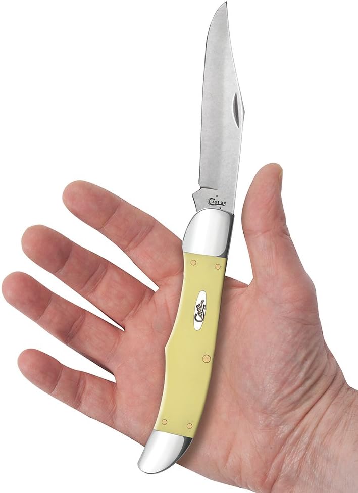 Case WR XX Pocket Knife Brown Rosewood Folding Hunter Item #189 - (6265Sab SS) - Length Closed: 5 1/4 Inches