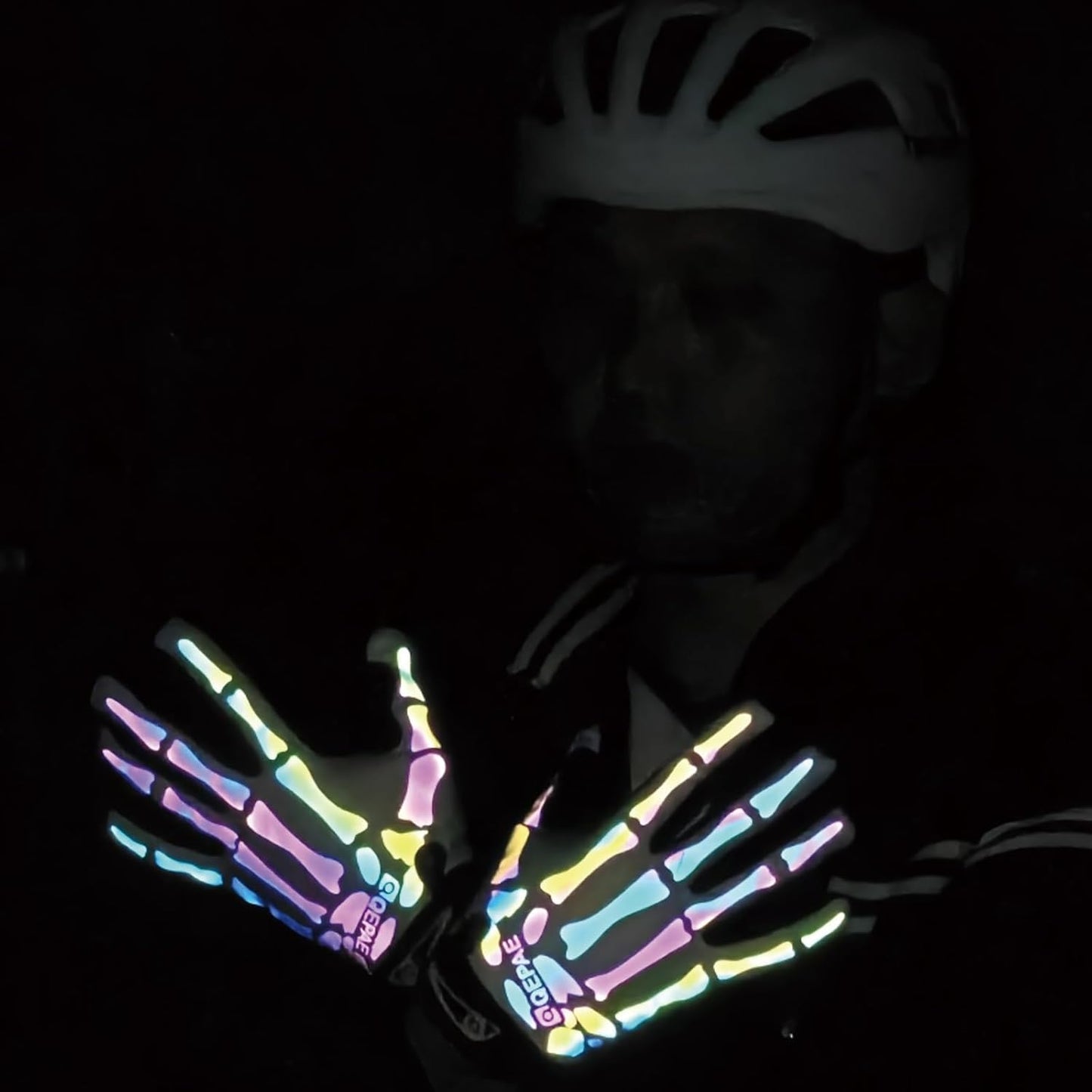 Skeleton Cycling Gloves | Breathable Shock-Absorbing Gloves for Men, Women & Kids