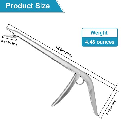 Fish Hook Remover, Premium Stainless Steel Fish Hook Remover Tool - Essential Fishing Pliers, with Strong Jaw Grip and Serrated Teeth, Suitable for All Fishing Environments, 11-1/2 Inches