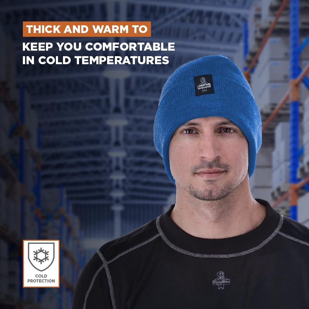 RefrigiWear Watch Cap Knit Beanie for Men and Women, One Size Fits Most, (Color)