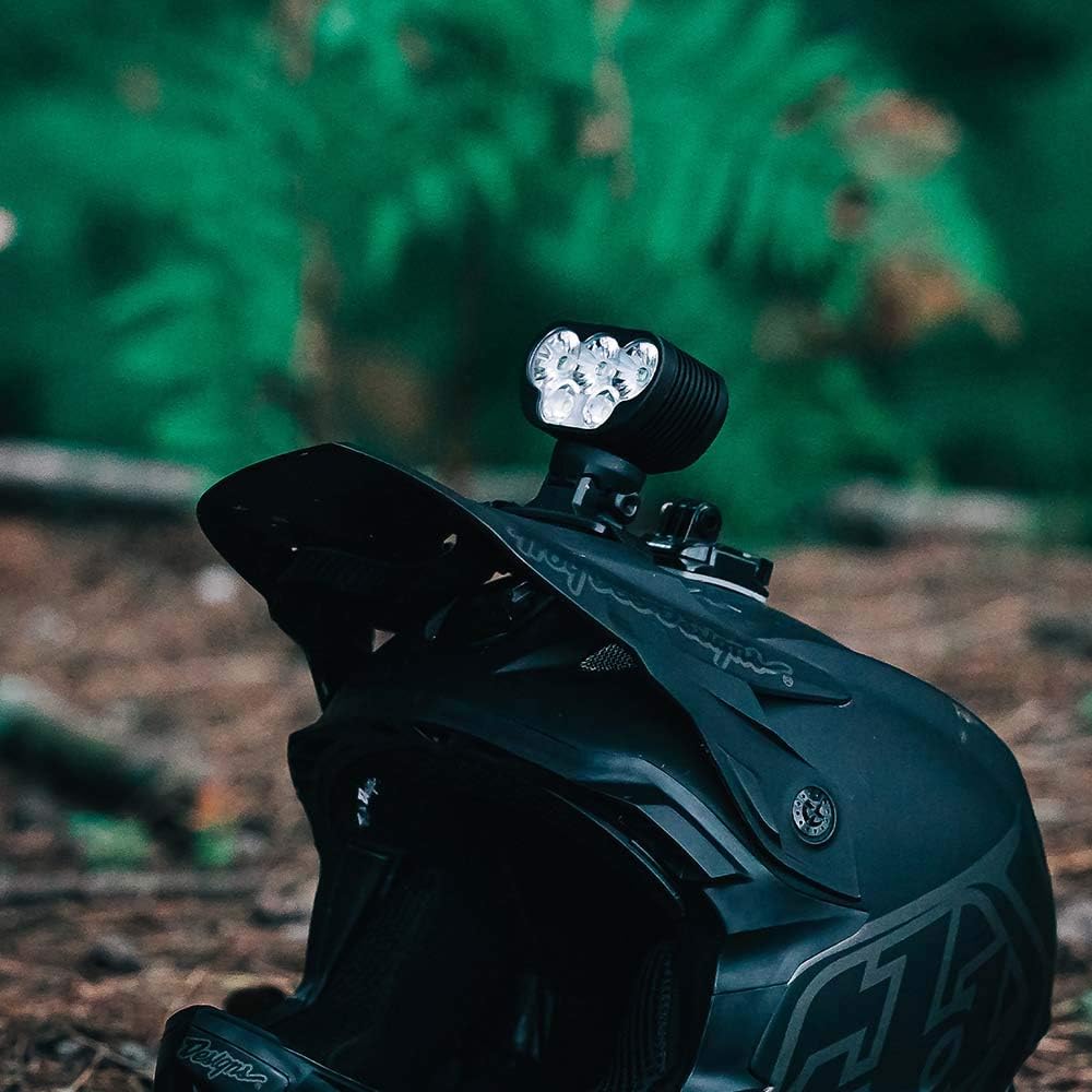 Magicshine Helmet Mount Bracket with Straps MJ-6260B, Compatible with Garmin, Adjustable Bracket for Allty, Monteer, RN, MJ-900S Bike Lights