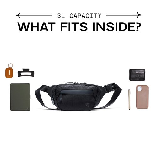 Chrome Industries Sabin Sling Bag for Men and Women – Large Main Compartment, Lightweight Recycled Materials – 3L, Sage