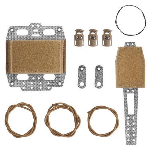 Tactical Helmet Battery Pouch Counterweight Pouch Nylon Battery Storage Holder Pack with Hook and Loop PVS31 Batteries Storage Case for Most Airsoft Helmet Accessories (CB)