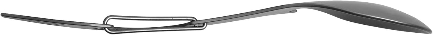 Kershaw Ration Multi Tool Spork, Stainless Steel Spoon, Fork, Carabiner and Bottle Opener, Regular and XL Sizes