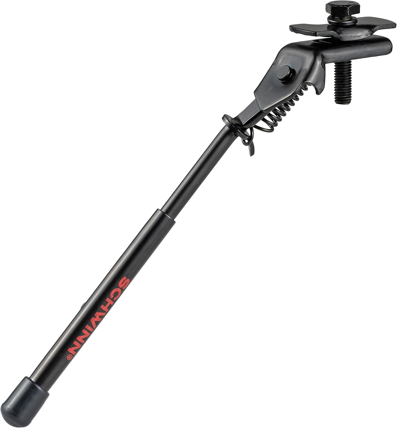 Schwinn Center or Rear Mounted Kickstand for Adult and Kids Bike, Lightweight, Convenient for Upright Storage, Bicycle Parts and Accessories, Perfect for Bikes Without Factory Mounting Plate