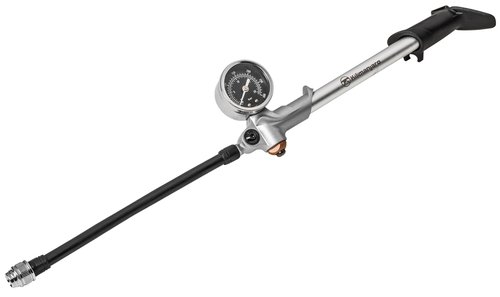 Kilimanjaro Bicycle Shock Pump with Aluminum Barrel and Shaft – Accurate Gauge for Suspension Forks and Rear Shocks – Durable Bike Repair Tool – 910550ECE