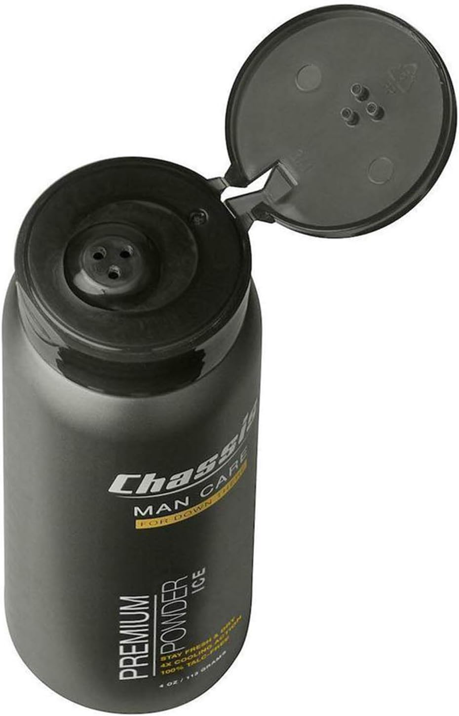 Chassis Premium Body Powder for Men, Whole Body Deodorant, Odor-Absorbent, Talc-Free Anti-Chafing Powder for Groin & Sensitive Skin, Friction Defense & Odor Control, Original Fresh Scent