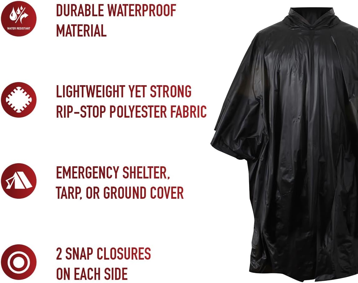 Rothco G.I. Type Military Rip-Stop Poncho