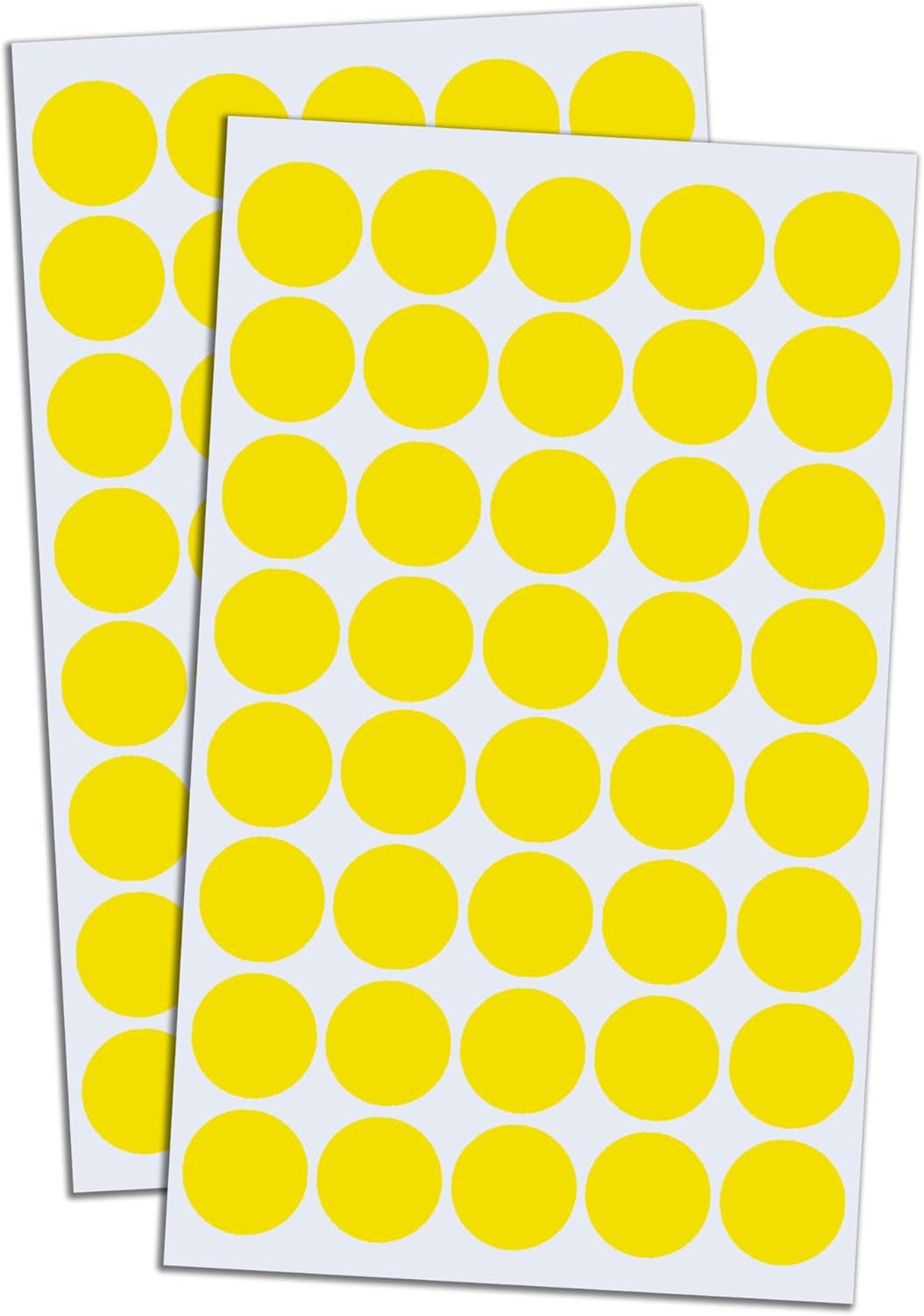 2000 Pack, 3/4" Round Dot Stickers Circle Labels - Red
