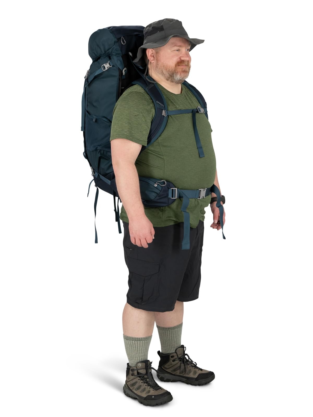 Osprey Volt 65L Men's Backpacking Backpack, Muted Space Blue, Extended Fit