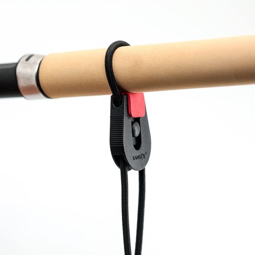 SAMSFX Fishing Rods Belt Quick Ties for Casting, Spinning & Fly Rods, 8PCS, 4 Colors Mixed
