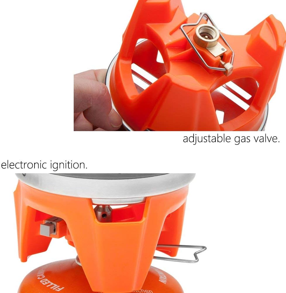 Portable Backpacking Stove with Piezo Ignition & Cooking Pot - Fire Maple X2