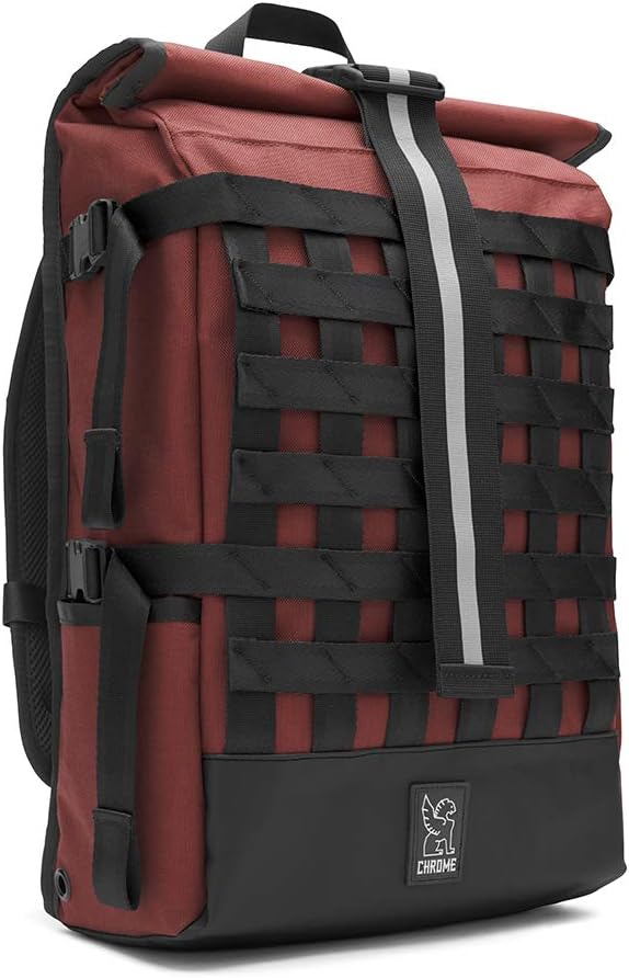 Chrome Industries Pro Barrage Waterproof Roll-Top Satchel Backpack Black Black