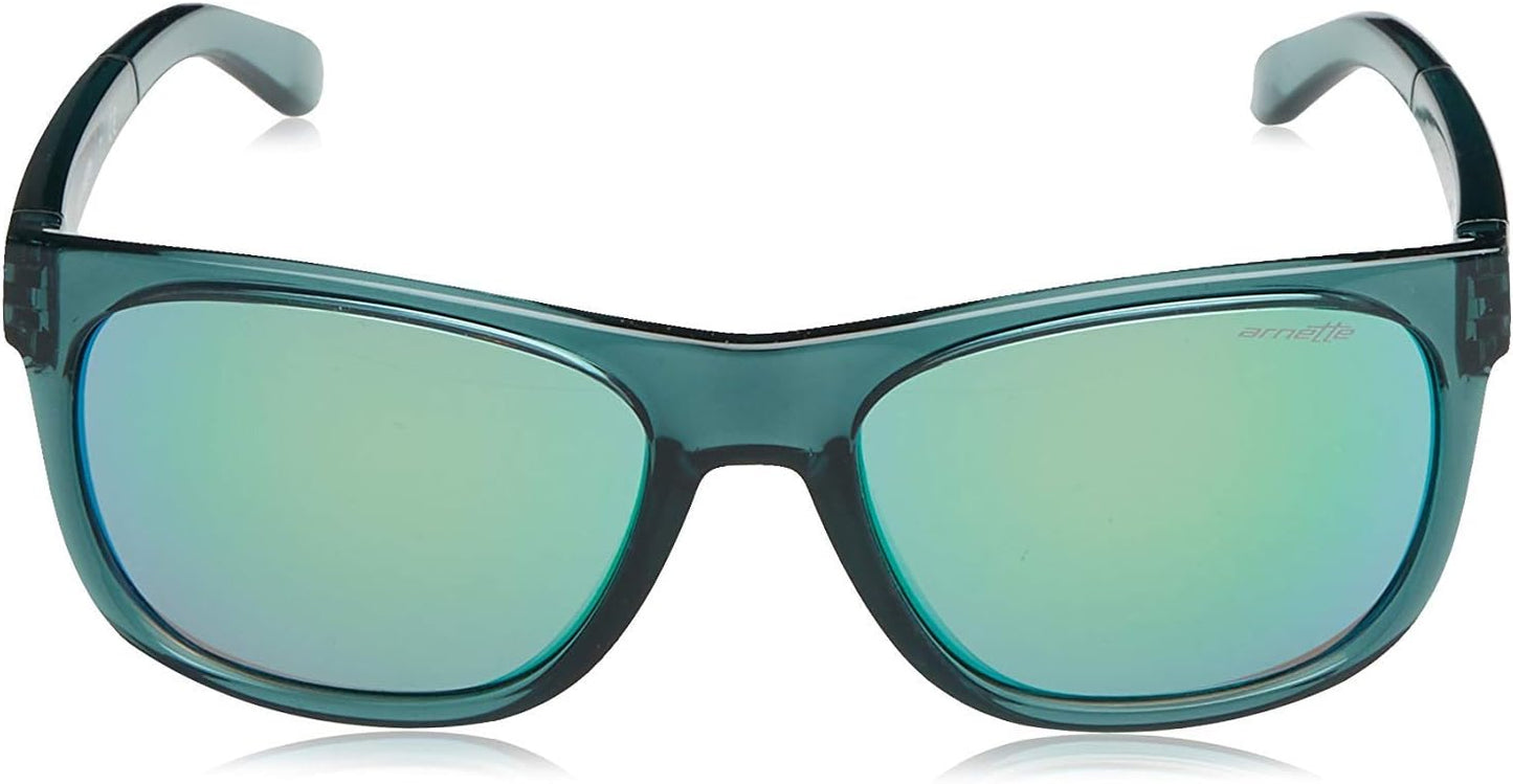 Sunglasses Arnette 4206 Col 23303r Size57/18 Color Green Ink/light Green Mirror Green
