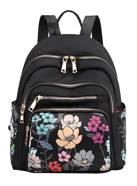JiaYou Women Girls Leisure Backpack Floral pattern Daypack lightweight casual cosmetic Bag(Color G,16 Liters)