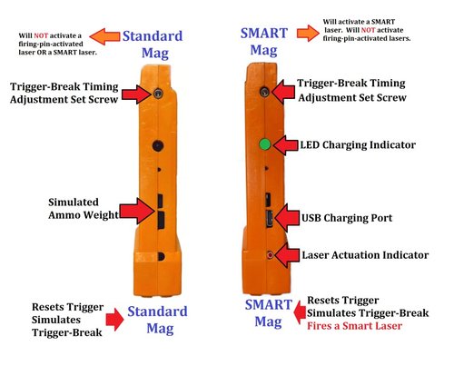 Dry Fire Training Mag Compatible with Glock 43X/48 | Not Compatible with Laser Cartridges, G43 or Aftermarket Parts