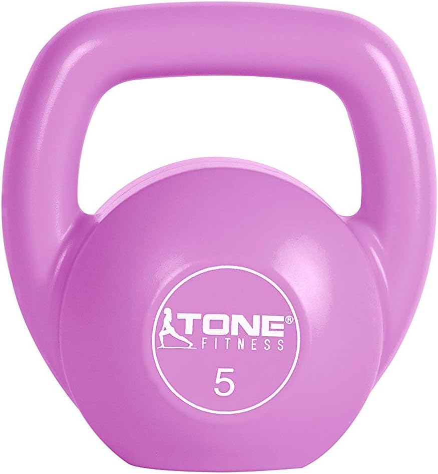 Kettlebell - Orange Vinyl and Cement - Weight Training, Coordination