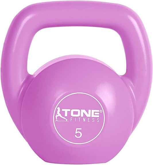 Kettlebell - Orange Vinyl and Cement - Weight Training, Coordination