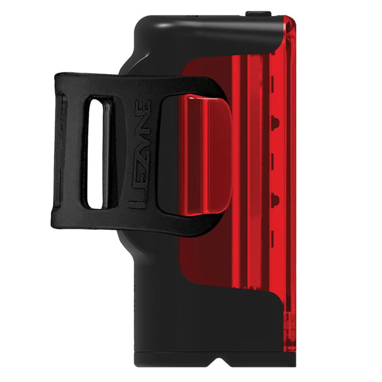 LEZYNE Strip Drive Bicycle USB Rechargeable IPX7 Waterproof Red LED Rear Light w/Multiple Solid & Flash Modes | Silicone Rubber Mounting Strap Included, Black, 300 Lumens/USB-C
