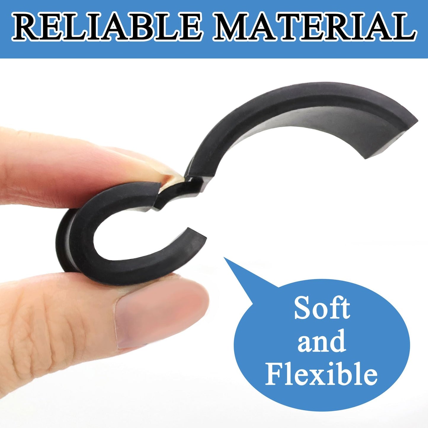 16 Pcs Bicycle Handlebar Rubber Gasket Fits 22.2/25.4 to 31.8 mm Bike Handlebar Extender Anti-Vibration Non-Slip Lightweight Durable Handlebar Stem Shim Spacer Adapters