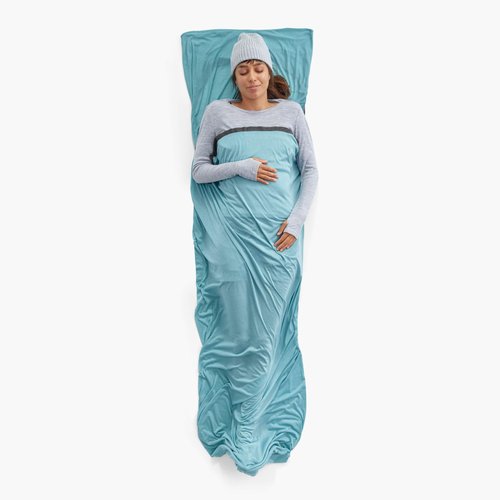 Sea to Summit Comfort Blend Sleeping Bag Liner, Rectangular w/Pillow Sleeve