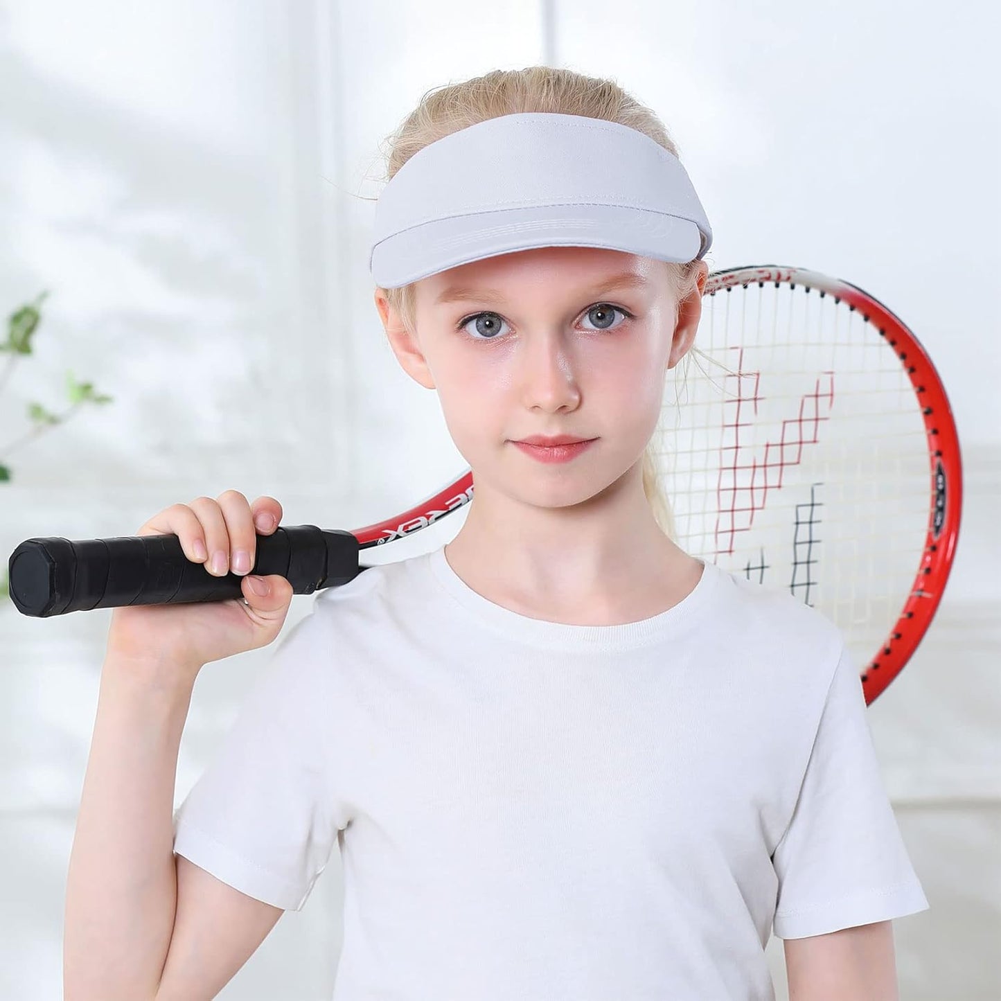 Kids Adjustable Sun Visor Hat | Cotton Athletic Cap for Girls & Boys