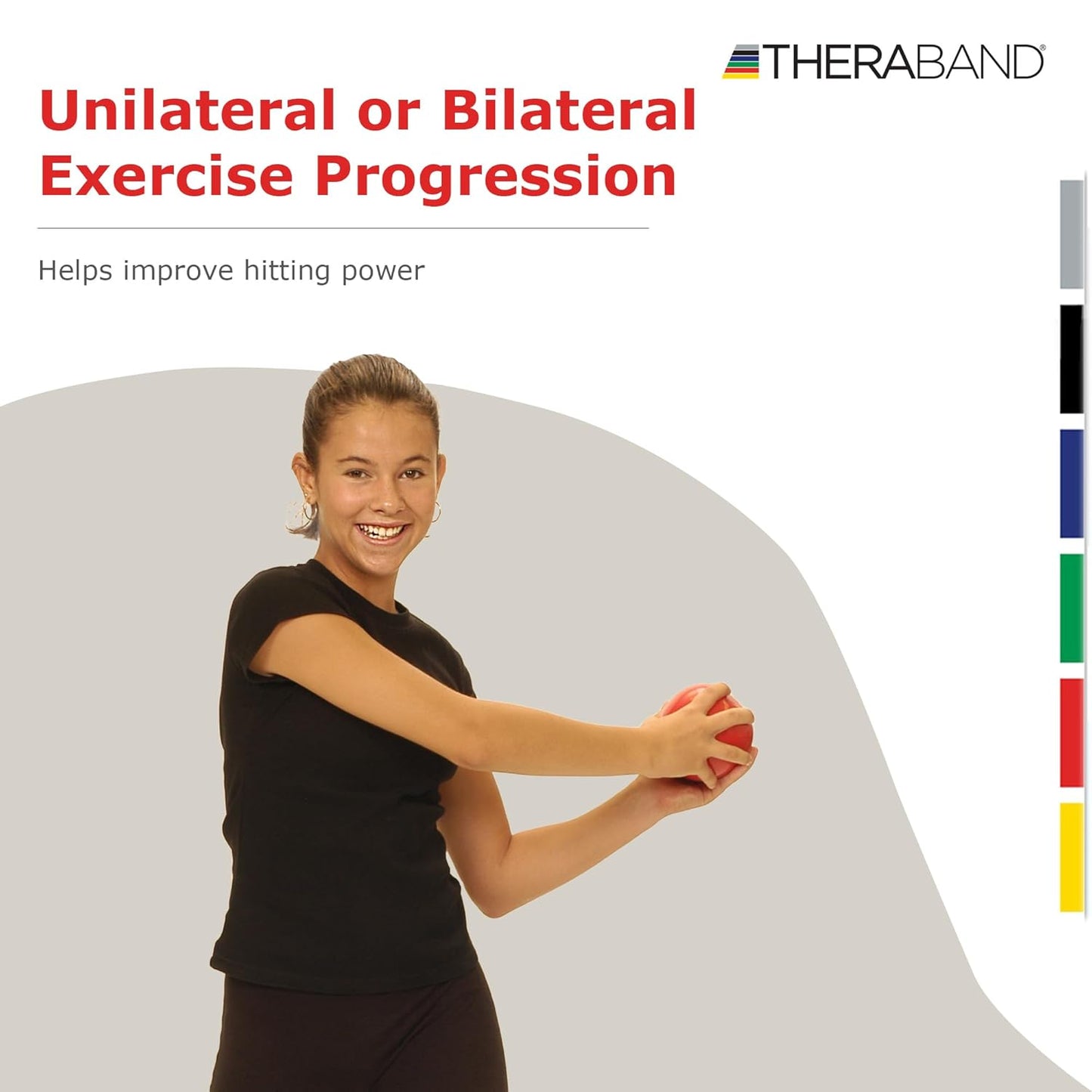 THERABAND Soft Weight, 4.5" Diameter, Weighted Balls for Baseball, Weighted Balls for Softball, Hand Held Ball Shaped Isotonic, Shoulder Strength, Rotator Cuff & Throwing Trainer, Yellow, 2.2LB
