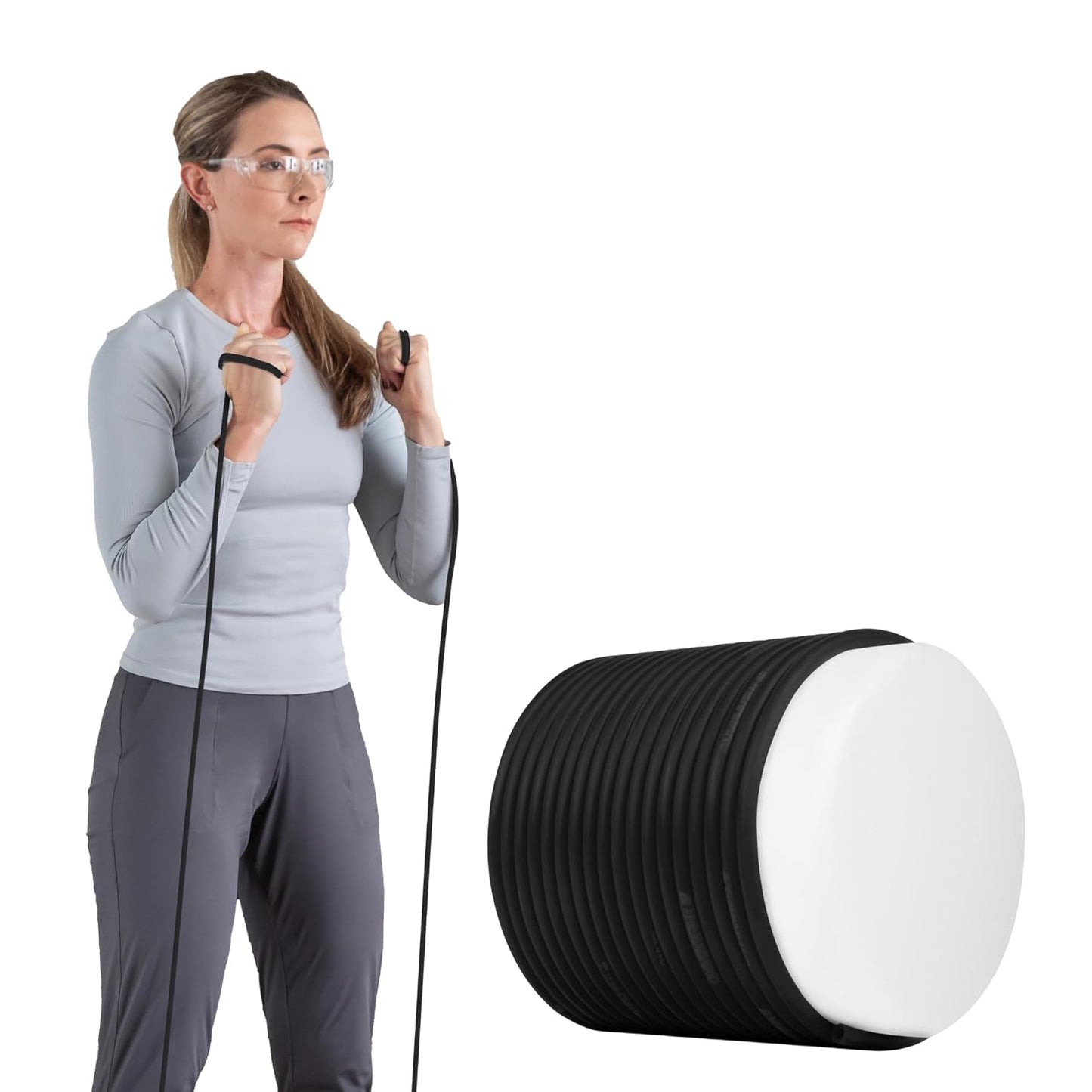 THERABAND Latex Resistance Tubing, Green, Heavy, Level 3, 25 ft Roll, Professional Grade for Upper and Lower Body Workouts, Cut-to-Length, Color-Coded Resistance Levels