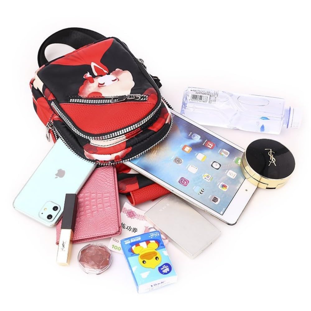 Lmagice New Women's Crossbody Bag Sports Shoulder Bag Hiking Backpack Printed Sling Backpack