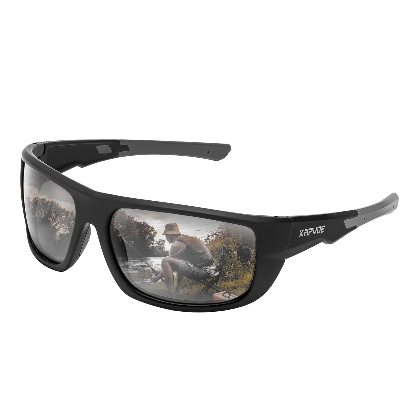 KAPVOE Polarized Sports Sunglasses for Men Women Youth Baseball Fishing Cycling Running Motorcycle Glasses UV400 K2403