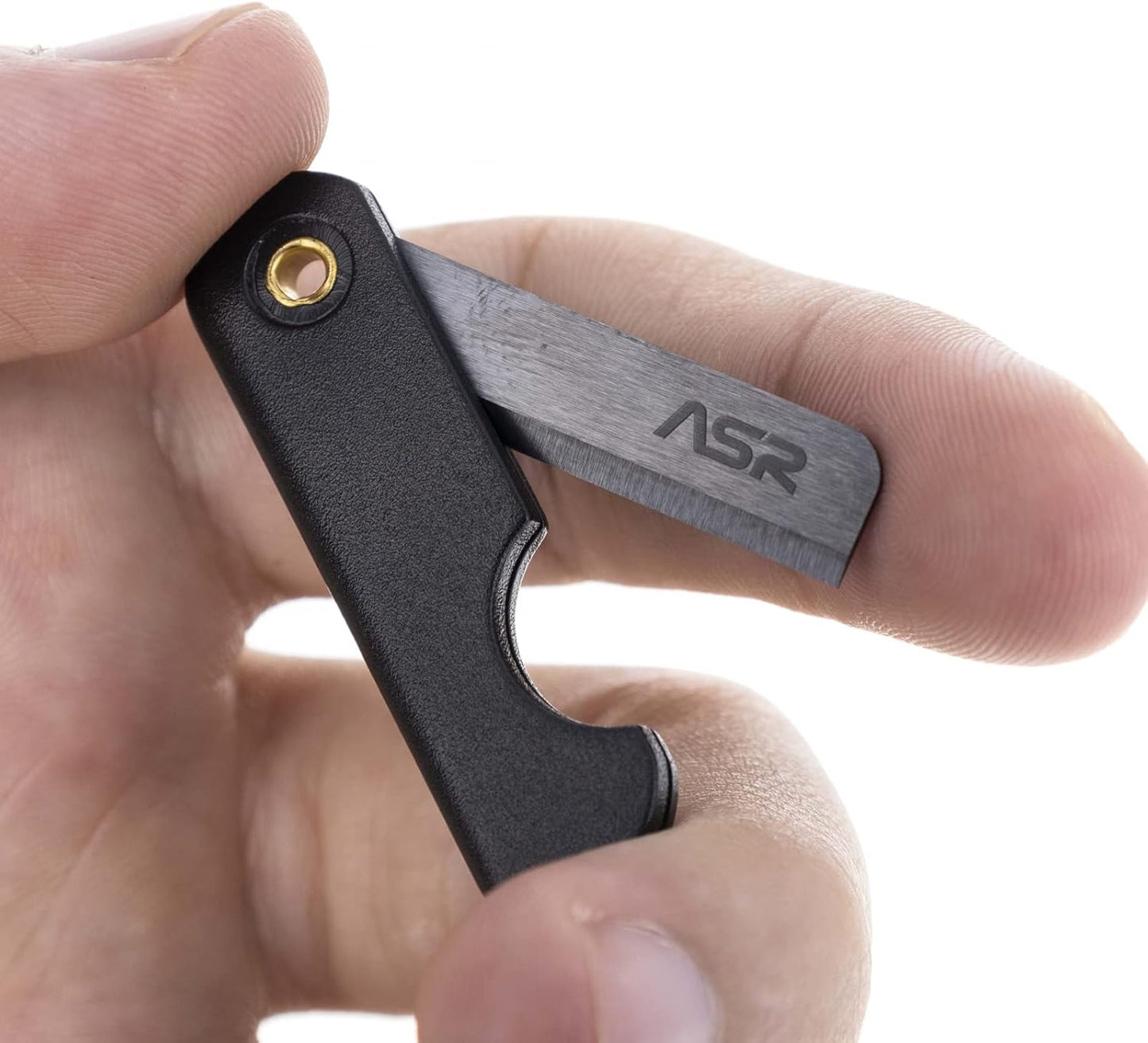 ASR Tactical Folding Ceramic Razor Blade, Micro EDC Escape Knife Survival Tool