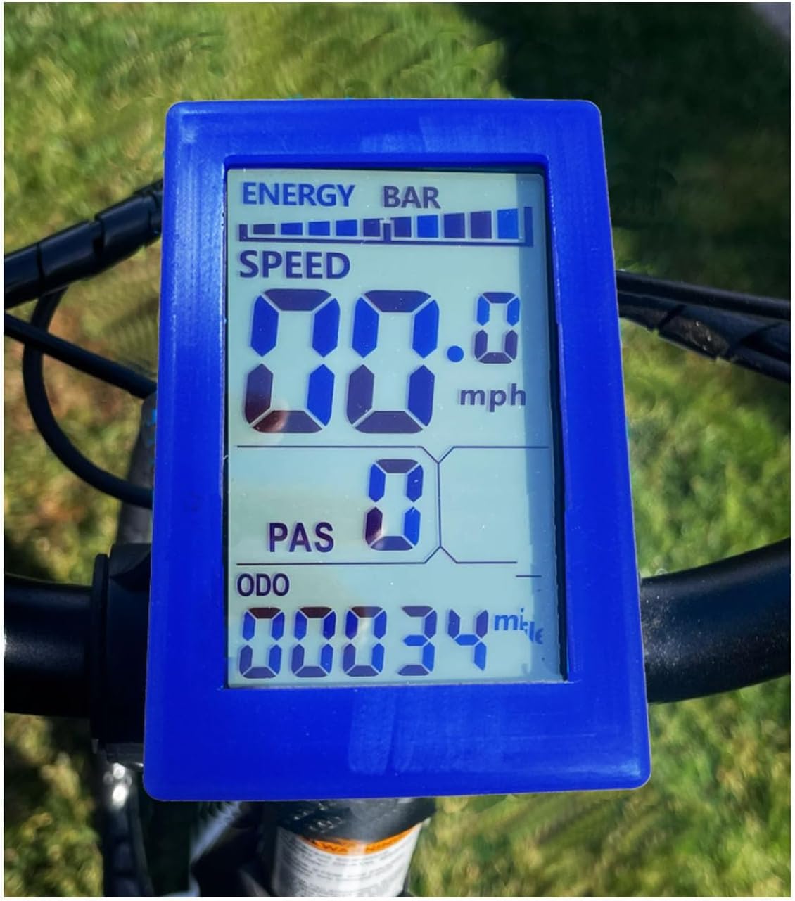 JILINWEI 2Pcs Blue Protective Edge Guard for M5 Lectric XP, Soft Protective Cover Bike Display Cover