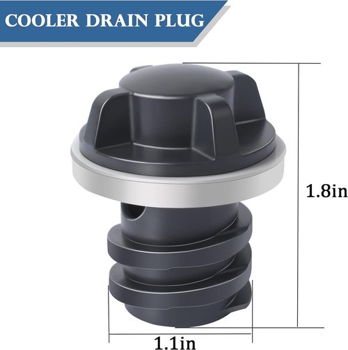 for Yeti Cooler Plug,2pcs Cooler Drain Plug Compatible with YETI & RTIC Coolers Leak-Proof Plug Replacement for YETI Tundra Roadie Tank Coolers and RTIC Cooler