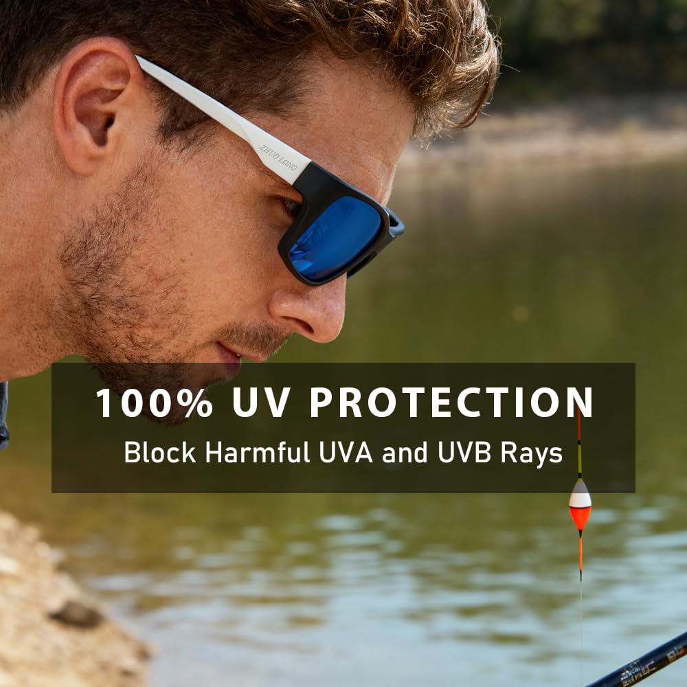 ZHUO LONG Floating Polarized Sunglasses UV400 Protection Surfing Kayaking Bicycle Fishing Unsinkable