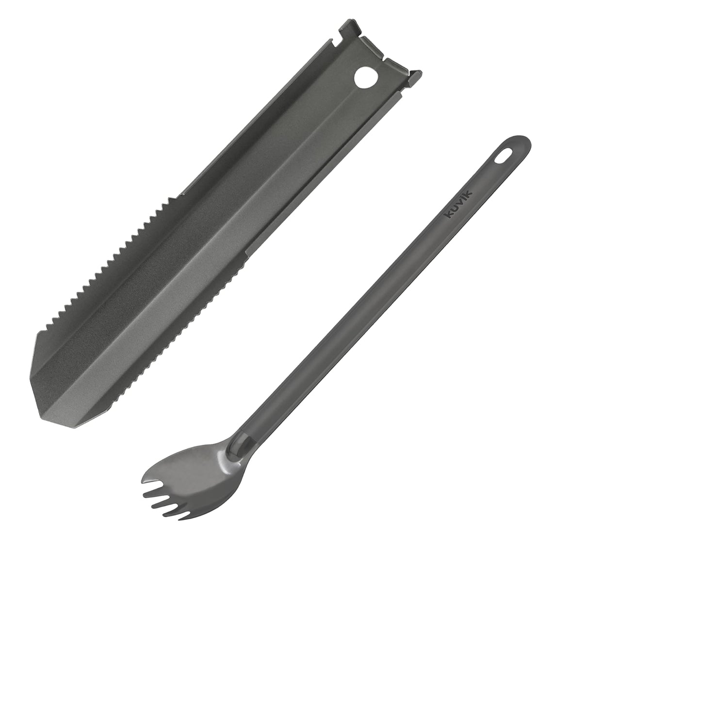 Kuvik Titanium Trowel & Titanium Spork Bundle