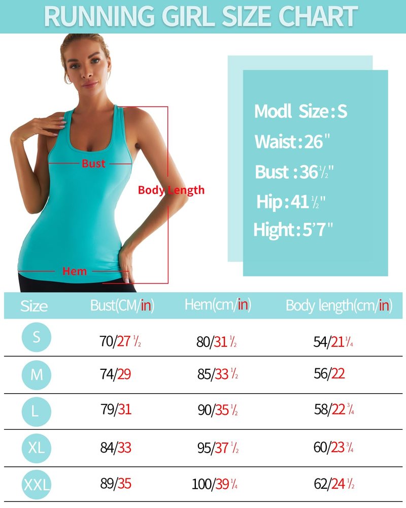 RUNNING GIRL Workout Tank Tops with Built in Bras for Women,Compression Shirt Strappy Back Athletic Yoga Tops(BX2356 Electric Green.M)