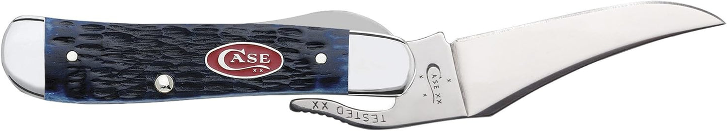 Case WR XX Pocket Knife Burnt 6.5 Bonestag Russlock Item #65303 - (6.51953L SS) - Length Closed: 4 1/4 Inches