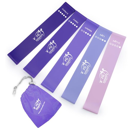 Fit Simplify Resistance Loop Exercise Bands and Sliders