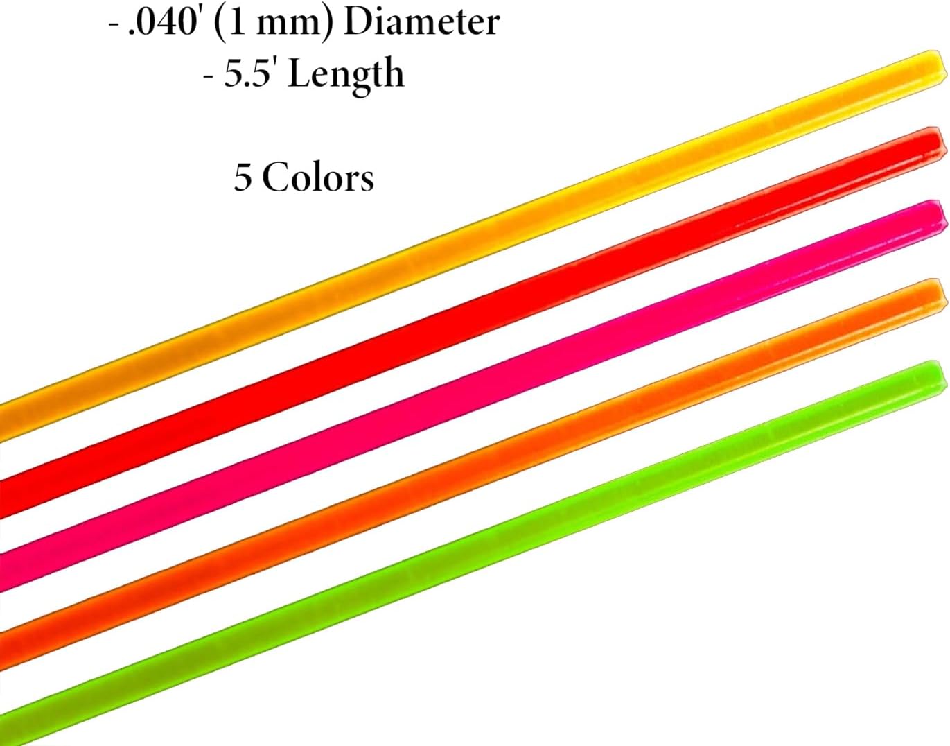 TRUGLO High-Visibility Replacement Fiber Optics for Firearm and Archery Sights - Available in a Variety of Vibrant Colors and Sizes